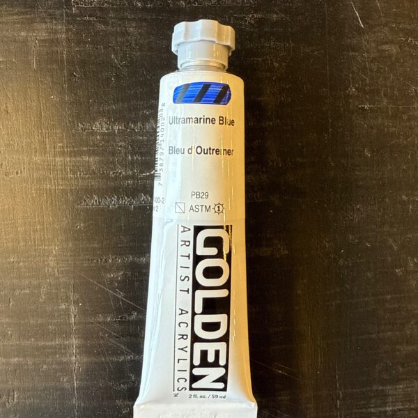 Golden ultramarine blue