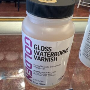 Golden Gloss waterborne varnish 8oz