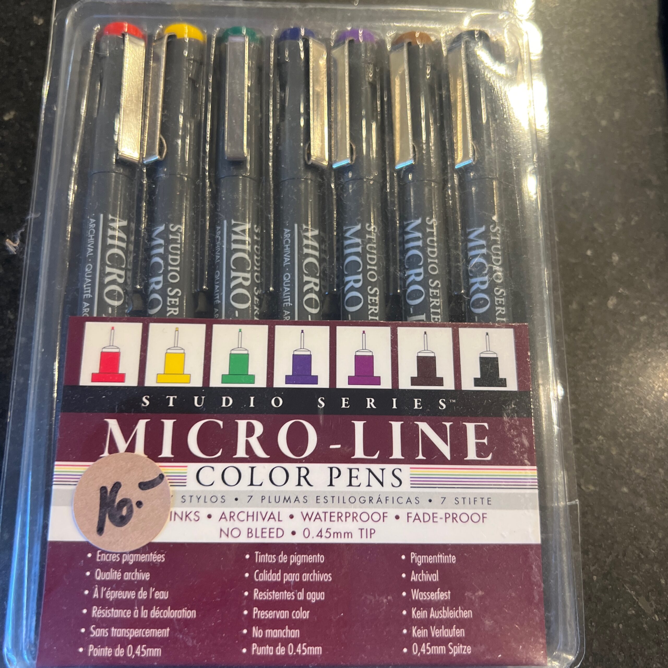 Micro-line color pens