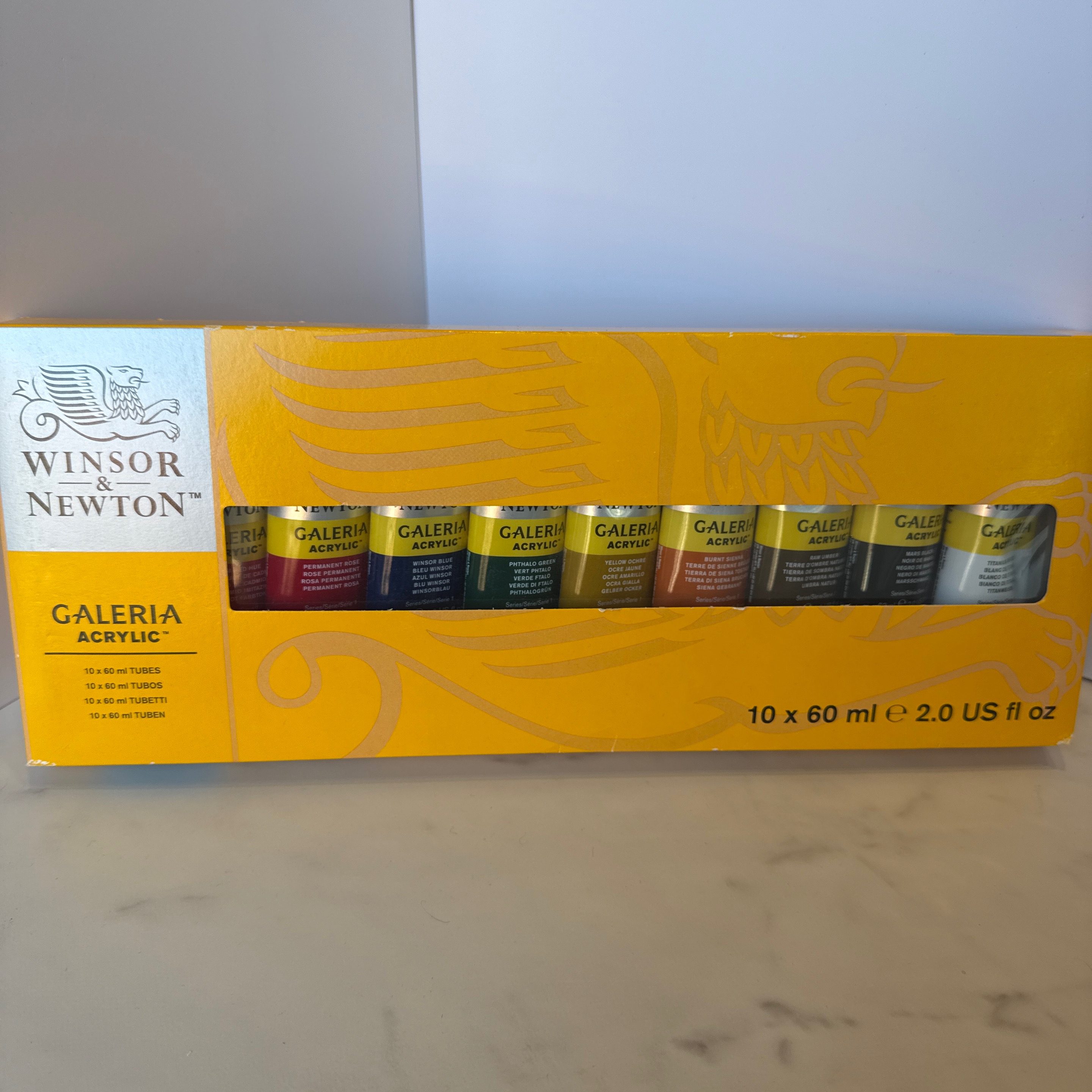 Windsor and Newton Galeria Acrylic Paint Set
